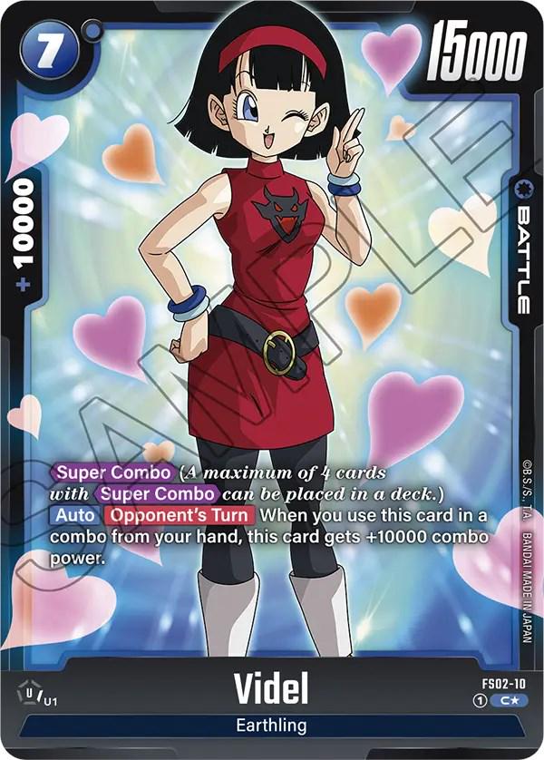 Videl [Bonus Pack Alternate Art Holo] FS02-10 Dragon Ball Fusion World Starter Deck: Vegeta