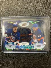 Anders Lee, Brock Nelson #CCF-NL Hockey Cards 2022 Upper Deck Clear Cut Foundations Prices