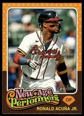 Ronald Acuna Jr. #NAP-10 Baseball Cards 2024 Topps Heritage New Age Performer Prices