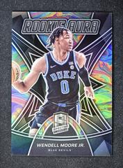Wendell Moore Jr. Basketball Cards 2022 Panini Chronicles Draft Picks Rookie Aura Prices
