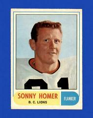 Sonny Homer #129 Football Cards 1968 O Pee Chee CFL Prices