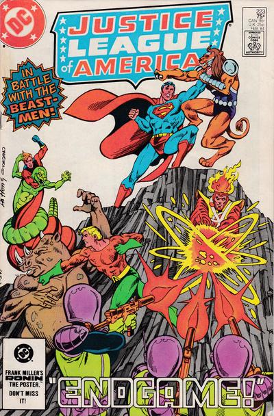 Justice League of America #223 (1984) Comic Books Justice League of America