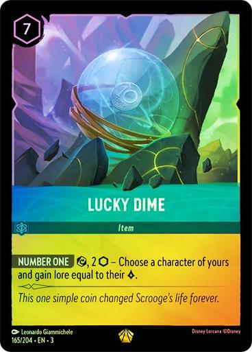 Lucky Dime [Foil] #165 Lorcana Into the Inklands