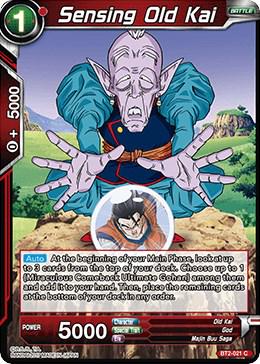 Sensing Old Kai BT2-021 Dragon Ball Super Union Force