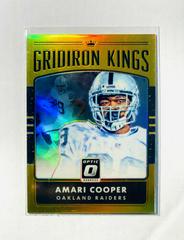 Amari Cooper [Gold] #39 Football Cards 2016 Panini Donruss Optic Gridiron Kings Prices