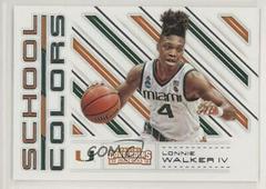 Lonnie Walker IV #13 Basketball Cards 2018 Panini Contenders Draft Picks School Colors Prices