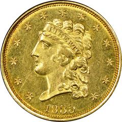 1835 Coins Classic Head Quarter Eagle Prices