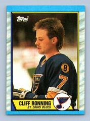 Cliff Ronning #45 Hockey Cards 1989 Topps Prices