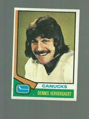 Dennis Ververgaert Hockey Cards 1974 Topps Prices