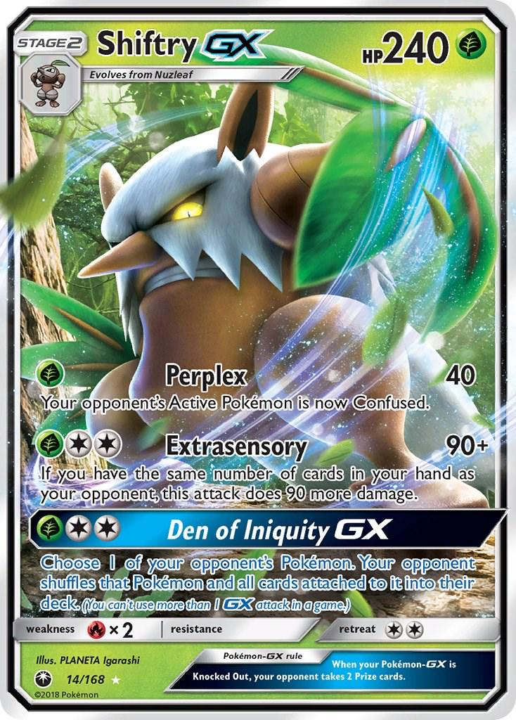 Shiftry GX #14 Pokemon Celestial Storm