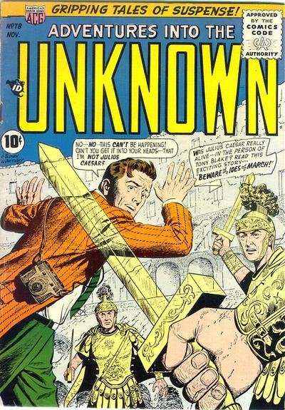 Adventures into the Unknown #78 (1956) Comic Books Adventures into the Unknown