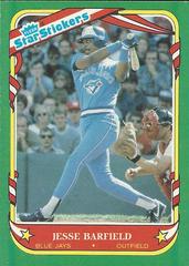 Jesse Barfield #4 Baseball Cards 1987 Fleer Star Stickers Prices
