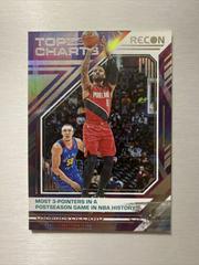 Damian Lillard #20 Basketball Cards 2021 Panini Recon Top of the Charts Prices