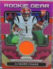 Ja’Marr Chase [Pink] #RG-7 Football Cards 2021 Panini Prizm Rookie Gear Prices
