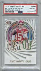 Patrick Mahomes II [Gold] Football Cards 2019 Panini Illusions Mystique Prices
