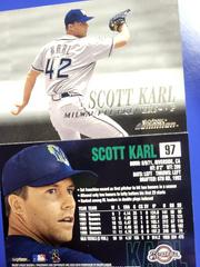 Scott Karl #98 Baseball Cards 2000 Skybox Dominion Prices