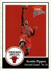 Scottie Pippen #19 Basketball Cards 2003 Fleer Platinum Prices