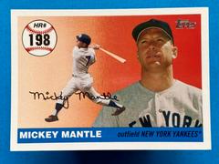 Mickey Mantle #198 Baseball Cards 2006 Topps Mantle Home Run History Prices