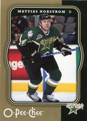 Mattias Norstrom #166 Hockey Cards 2007 O-Pee-Chee Prices