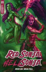 Red Sonja / Hell Sonja [Parrillo Ultraviolet] #1 (2022) Comic Books Red Sonja / Hell Sonja Prices