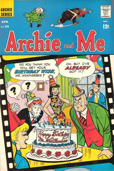 Archie and Me #20 (1968) Comic Books Archie and Me