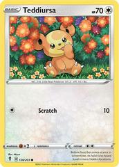 Teddiursa #126 Pokemon Evolving Skies Prices