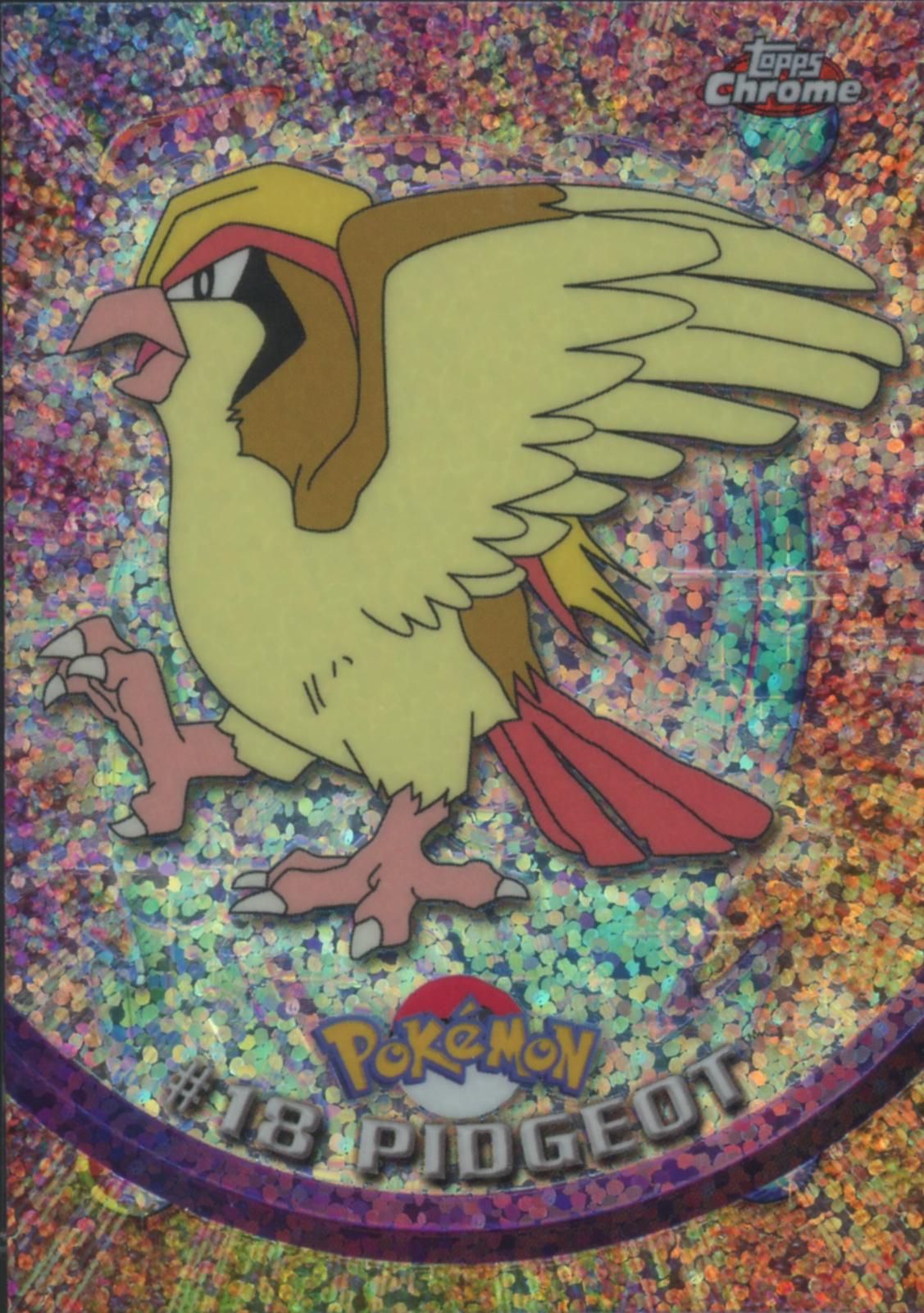 Pidgeot [Sparkle] #18 Pokemon 2000 Topps Chrome