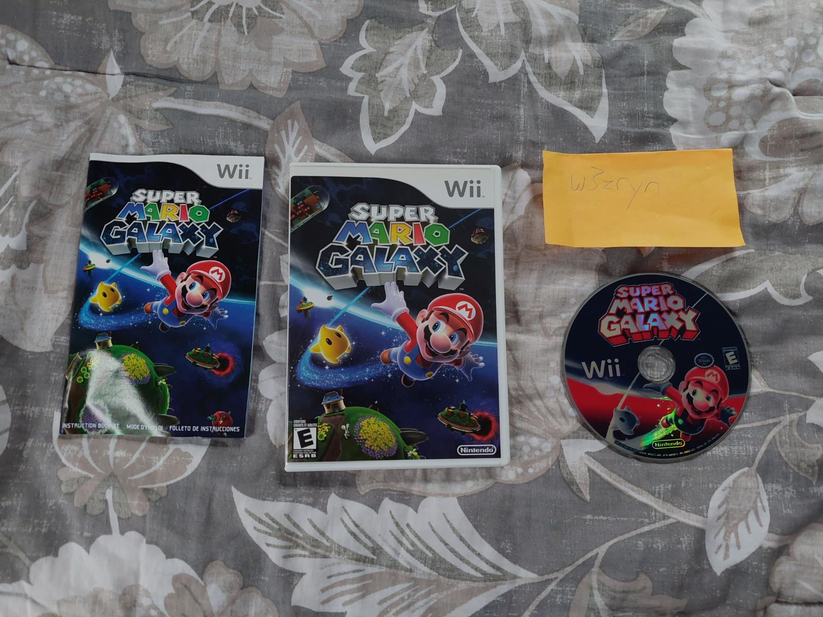 Super Mario Galaxy Item, Box, and Manual Wii