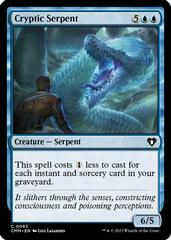 Cryptic Serpent #83 Magic Commander Masters Prices