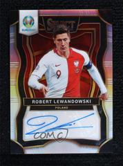 Robert Lewandowski Soccer Cards 2020 Panini Select UEFA Euro Signatures Prices