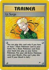 Lt. Surge #101 Prices | Pokemon Gym Heroes | Pokemon Cards