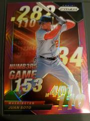 Juan Soto [Pink] Baseball Cards 2020 Panini Prizm Numbers Game Prices
