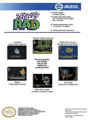 Totally Rad - Back | Totally Rad NES