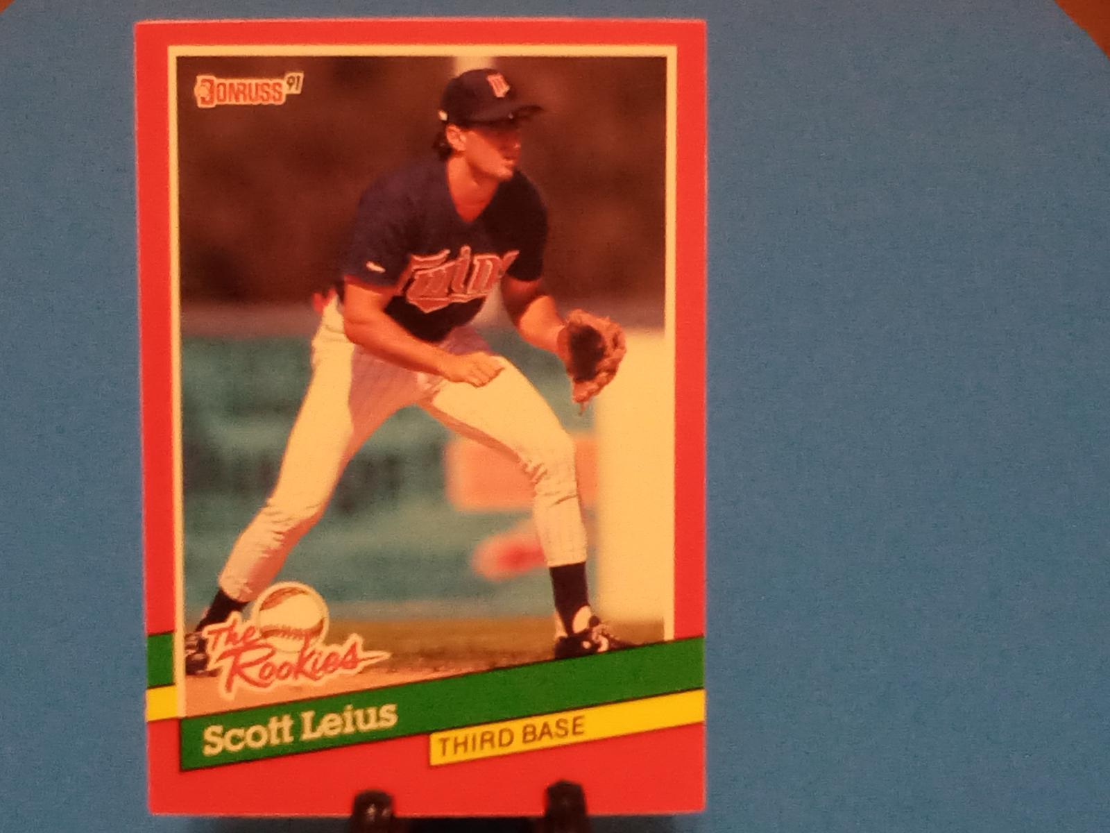 Scott Leius Ungraded 1991 Donruss Rookies