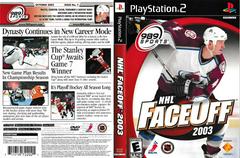 Artwork - Back, Front | NHL Faceoff 2003 Playstation 2