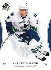 Markus Naslund Hockey Cards 2007 SP Authentic Prices