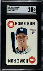 Aaron Judge Baseball Cards 2017 Topps Heritage 1968 Game Rookies Prices