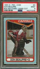 Don Beaupre #O Hockey Cards 1990 O-Pee-Chee Box Bottoms Hand Cut Prices