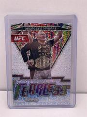 Georges St Pierre [White Sparkle] Ufc Cards 2022 Panini Prizm UFC Fearless Prices