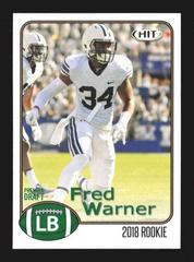 Fred Warner #7 Football Cards 2018 Sage Hit Premier Draft Prices