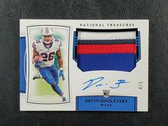 Devin Singletary [Patch Autograph Black] Football Cards 2019 Panini National Treasures Prices