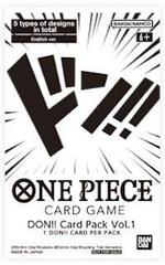Sealed DON!! Card Pack Vol. 1  One Piece Promo Prices