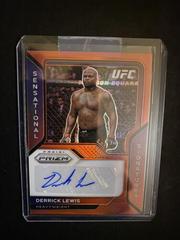 Derrick Lewis [Red] #SS-DLW Ufc Cards 2021 Panini Prizm UFC Sensational Signatures Prices