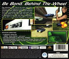 Back Cover | 007 Racing Playstation