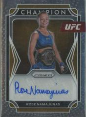 Rose Namajunas Ufc Cards 2022 Panini Prizm UFC Champion Signatures Prices