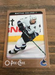 Matthias Ohlund #479 Hockey Cards 2006 O Pee Chee Prices