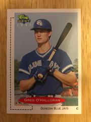 Greg O’Halloran #30 Baseball Cards 1991 Classic Best Prices