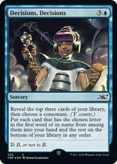 Decisions, Decisions [Galaxy Foil] Magic Unfinity Prices