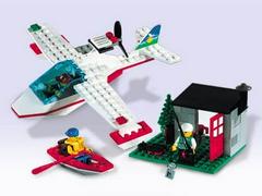 LEGO Set | Sea Plane with Hut and Boat LEGO Town