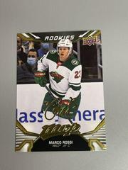 Marco Rossi [Gold Script] Hockey Cards 2022 Upper Deck MVP Prices